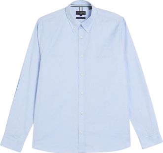 Ted Baker Allarde Regular Merkshirt In Lichtblauw Oxford-stof