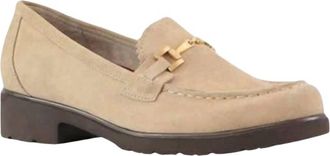 Munro Womens Colleen Loafer In Sand Suede