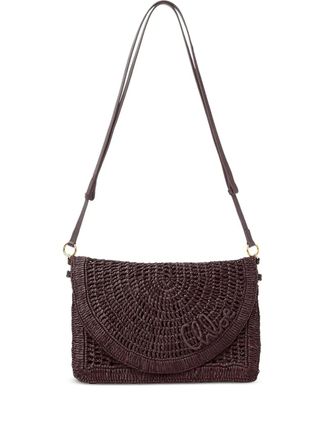 Chlo&eacute; Summer Banana shoulder bag - women - Raffia/Raffia - OS - Brown
