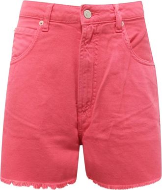 Roy Rogers Light Bull Bermuda - Dames - Denim shorts - Roze - W25 - Katoen - Korte Broeken