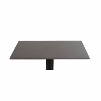 Maisons du monde Tablero de mesa profesional de exterior para 2 personas gris marengo de 70 cm