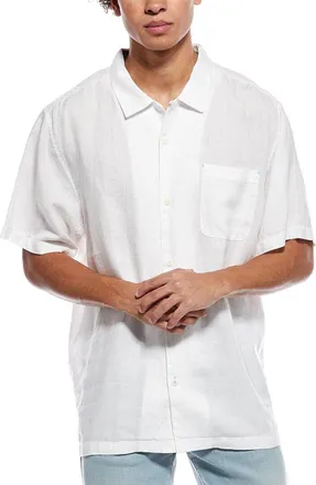 Tommy Bahama Linen Sea Glass Camp Woven Shirt