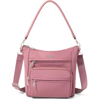 Baggallini Nolita Convertible Crossbody in Mauve Twill at Nordstrom