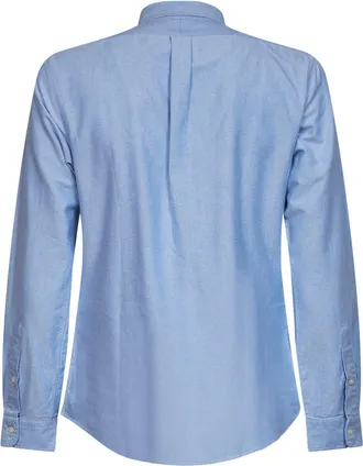 Polo Ralph Lauren Mens Oxford Shirt Cotton Light Blue