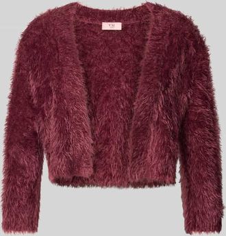 Vera Mont Bolero mit 3/4-&Auml;rmel in Bordeaux, Gr&ouml;&szlig;e XS