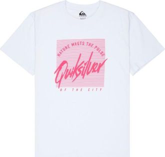 Quiksilver Retro Mood S/S T-Shirt f&uuml;r Herren | wei&szlig;