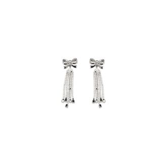 Self Portrait Womens Silver Brass Earrings