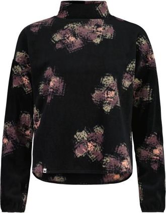 Maloja RomaliaM. Printed Fleecepullover f&uuml;r Damen | schwarz