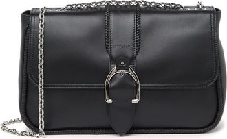 Longchamp Leather Crossbody Bag in Black at Nordstrom Rack