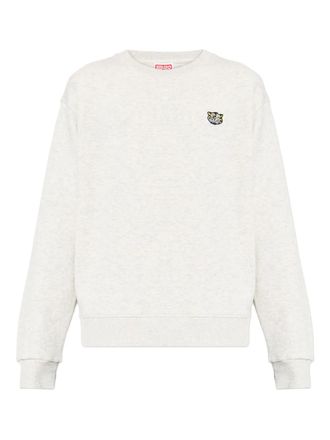Kenzo Sweater met patch - Grijs