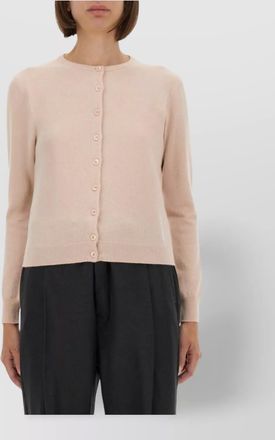 Maison Margiela wool ribbed crewneck cardigan