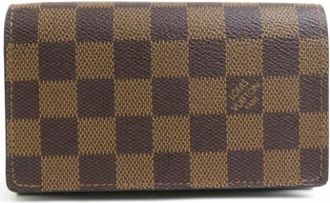 Louis Vuitton Pre-owned Wallets, female, Brown, Size: ONE SIZE Pre-owned Canvas wallets