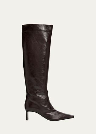 Khaite Ona Knee-High Leather boots