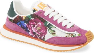 Dolce & Gabbana Aria Floral Sneaker in 8W909 Bouq.fiori F.b/Viole at Nordstrom, Size 6.5Us