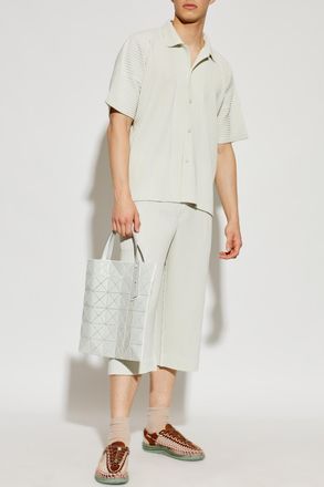 Homme Pliss&eacute; Issey Miyake Pleated Trousers, Mens, Light Blue