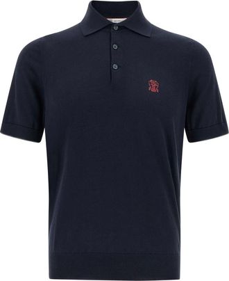 Brunello Cucinelli Hombre, Camisetas, Azul, Talla: M
