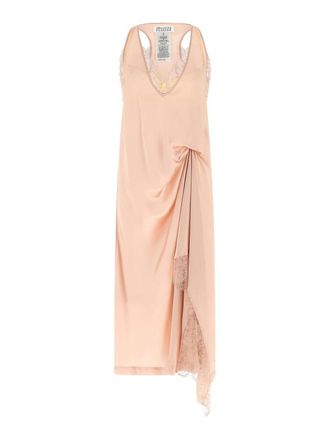 Maison Margiela silk lace slip midi dress dress