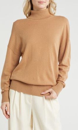 Reiss Nova Turtleneck Sweater in Camel at Nordstrom Rack, Size Large