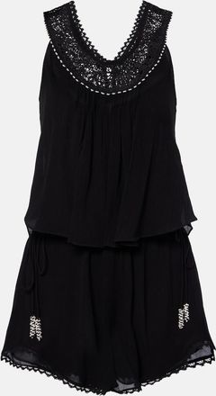 Isabel Marant Nilany beaded silk romper