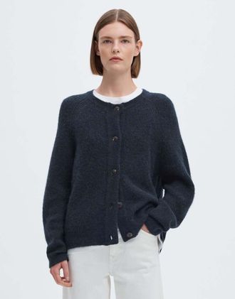 Selected Cardigan in zaffiro scuro-Blu