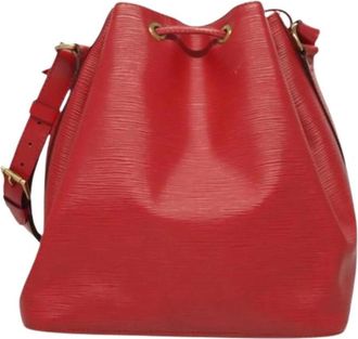 Louis Vuitton Pre-owned Bucket Bags, female, Red, Size: ONE SIZE Pre-owned Bucket Bag