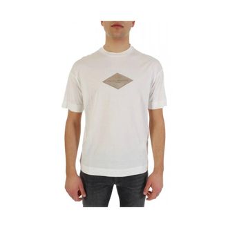 Emporio Armani Logo T-Shirt - Heren - T-shirts - Wit - XL - Katoen - Tops