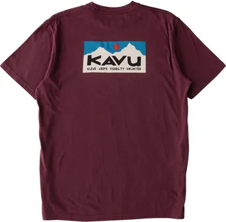Kavu Klear Above Etch Art T-Shirt - Mens in Fig at Nordstrom, Size Small