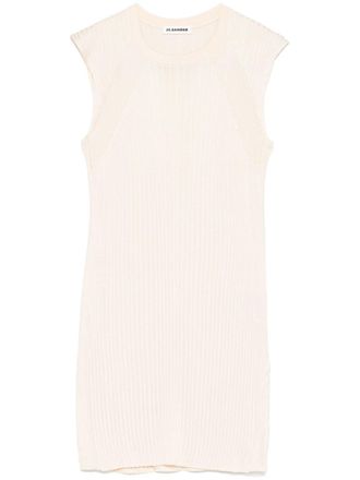 Jil Sander ribbed top - Neutrals