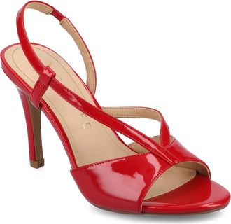 Journee Collection Varra Slingback Sandal in Red Patent at Nordstrom Rack, Size 9.5