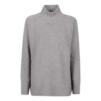 Aragona Truien & Vesten, Dames, Grijs, M, Kasjmier, Over Raglan Sweater