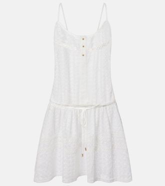 Melissa Odabash Bailey open-knit minidress