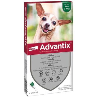 OEM Bayer Advantix Spot On 6 Gotas Para Perros De 0-4 Kg