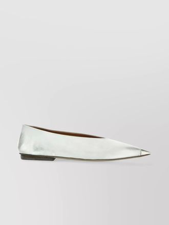 Mars&egrave;ll leather ballerina flats