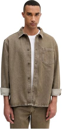 Les Deux Denim Overshirt - Heren - Spijkerjassen - Bruin - XL - Denim - Jassen