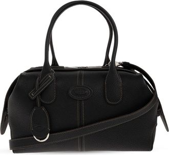 Tod's Tassen, Dames, Blauw, ONE Size, Leer, Kleine Leren Tas