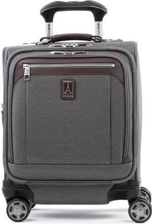 Travelpro Platinum Elite Underseat Spinner Tote Bag with USB Port in Vintage Grey at Nordstrom