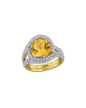 Rina Limor Silver 4.64 ct. tw. Gemstone Ring