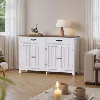 OEM Buffet, Armario Moderno Minimalista De Gran Capacidad, Armario Multifuncional De Cocina Para Vajilla, Adecuado Para Cocina Y Sal&oacute;n, 120&times;40&times;89cm, Retro