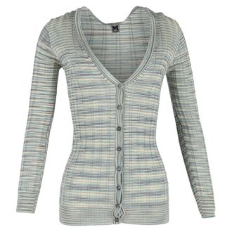 Missoni M Missoni gebreid vest met knoopsluiting in veelkleurig katoen