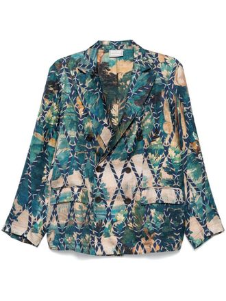 Pierre-Louis Mascia Printed Silk Jacket
