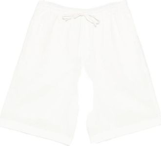 Dunst Pantaloncini in lino morbido con coulisse in vita - - Shorts - Donna - Bianco - M