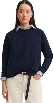 Bugatti Sportieve Raglan Sweater - Dames - Sweatshirts - Blauw - XL - Hoodies & sweatvesten