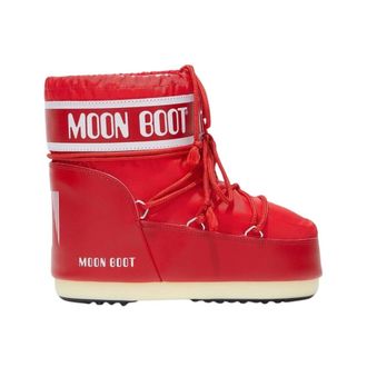 Moon Boot MB Icon Low Nylon - Dames - Schoenen - Rood - Maat: 42 EU Nylon