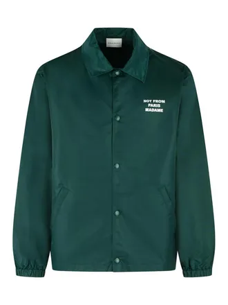 Dr&ocirc;le de Monsieur Dark Green Nylon Jacket