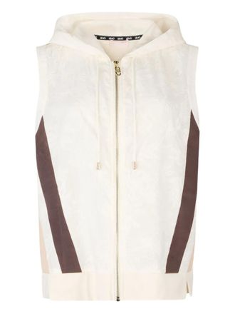 Liu Jo embroidered vest - women - Cotton/Cotton - S - White