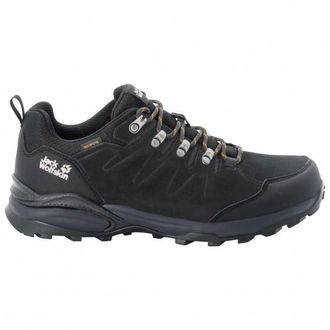 Jack Wolfskin Refugio Texapore Low Multisportschuhe f&uuml;r Herren | schwarz