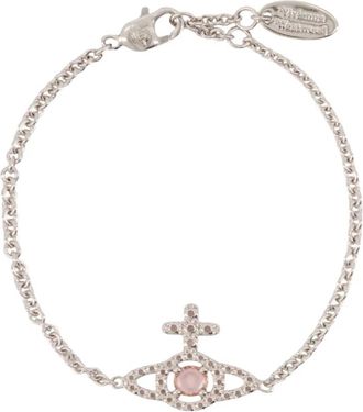 Vivienne Westwood Olympia Cz Armband - Dames - Armbanden - Grijs - ONE Size - Accessoires