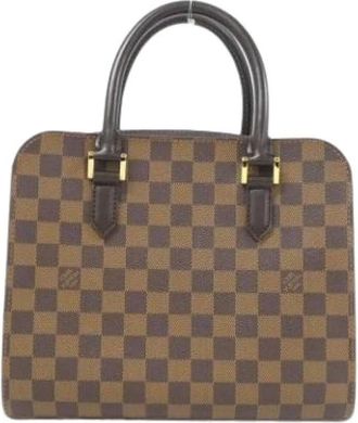 Louis Vuitton Pre-owned Handbags, female, Brown, Size: ONE SIZE Pre-owned Triana Handbag