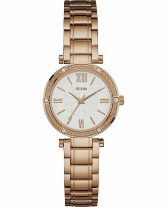 Guess Dameshorloge Kwarts Roze Goud