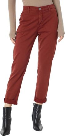 AG - Adriano Goldschmied Womens Caden Tailored Trousers In Dark Hibiscus